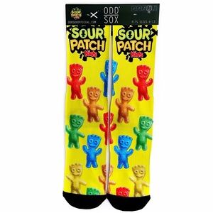 Odd Sox Sour Patch Kids Candy Crew Socks Mens Womens Fun Gift Colorful New NWT